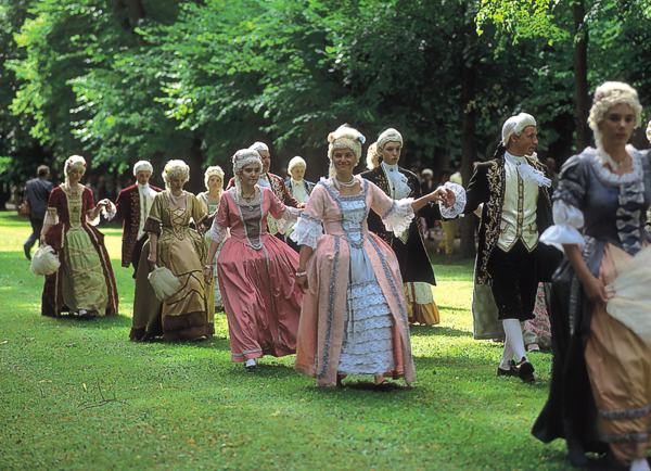 Rokokofest im Ansbacher Schlossgarten. Bild Ansbach/TVF