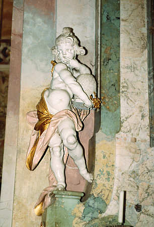 Der Honigschlecker, eine Allegorie auf den Heiligen Bernhard von Clairvaux, ein Putto mit einem Bienenkorb