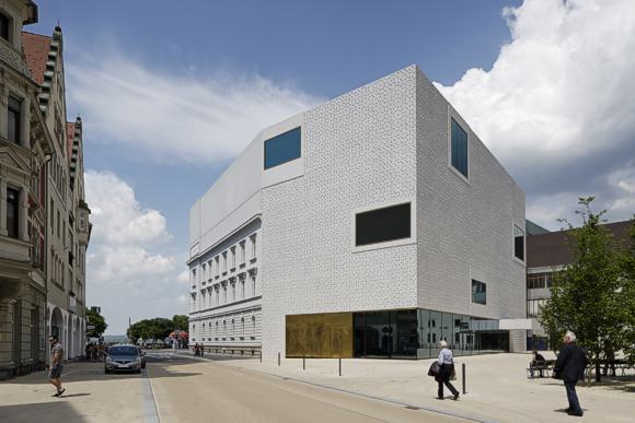 vorarlberg museum, von der Rathausstraße gesehen