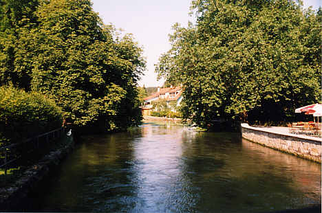 reguliertes Flussbett der Aach