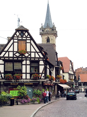 Obernai, Straßenszene