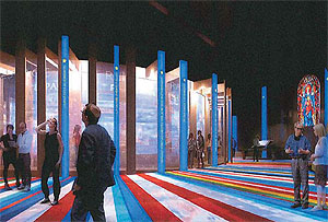 Gedenkstätte Schirmeck, Innenansicht