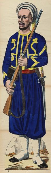 T�rkischer Soldat in der traditionellen Uniform