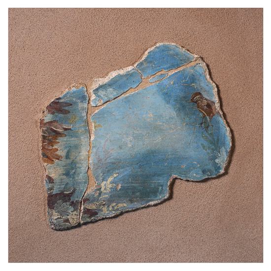 Strasbourg, place Saint-Thomas, Ensemble 4 : Landschaft mit Baum und Vogel. (Mus&eacute;es de Strasbourg, Foto M. Bertola).