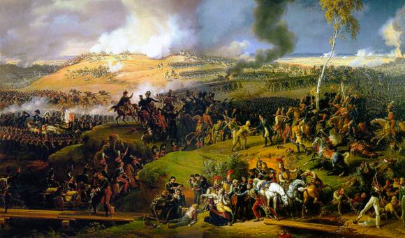 Lejeune, Schlacht von Borodino (Moskau) 1812. 1817. ild: Wikimedia Commons