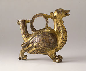 Drachen-Aquamanile. Lothringen, 12. Jh., Bronze 