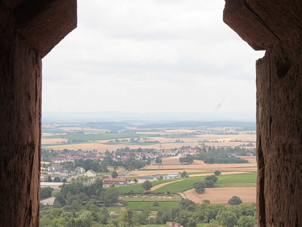 Markgräflerland - Die Bergkette vom Rheintals aus gesehen