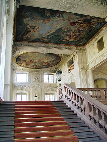 Mannheim, Haupttreppenhaus im Residenzschloss