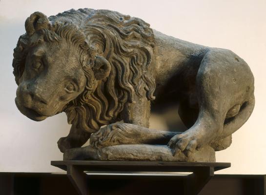 L&ouml;we am Altst&auml;dter Br&uuml;ckentor in Prag. Foto: Haus der bayerischen Geschichte