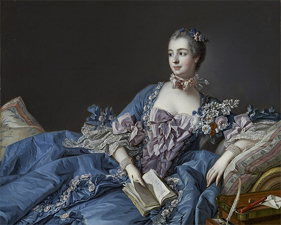 Fran&ccedil;ois Boucher, Madame de Pompadour, 1758. &copy; Scottish National Gallery 