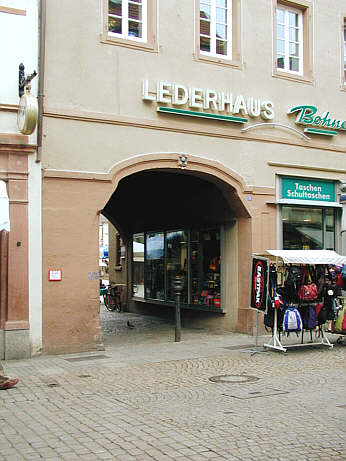 Torbogen zwischen Marktstraße und Marktplatz