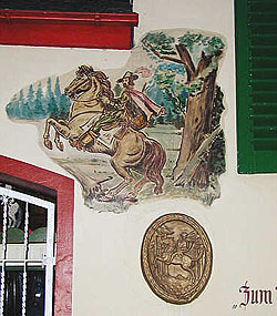 Wandfresko "Der Jäger aus Kurpfalz"