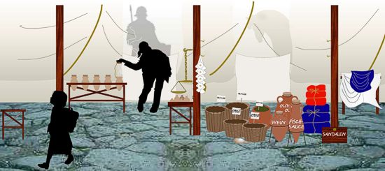 Junges Schloss Stuugart: Konzeption des Bereichs Römer