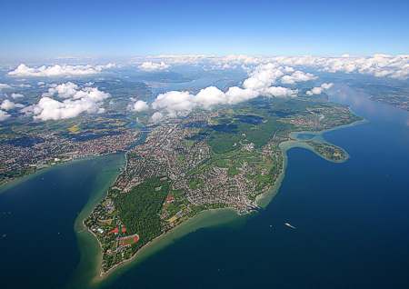Konstanz und der Seerhein von Osten. Bild: Internationale Bodensee Tourismus GmbH, Achim Mende