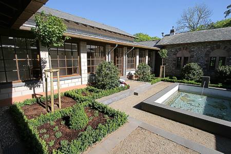 R�mermuseum Saalburg: Angelegter Innenhof des Pr�toriums