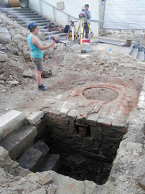 Rest eines Seifensiederofens