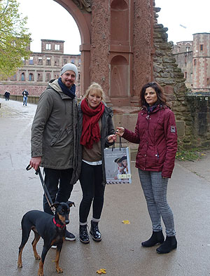 Die einmillionsten Besucher: Melanie Möhr aus Freiburg und Stefan Schranz aus der Schweiz. Foto: Andrea Zobel /SSG