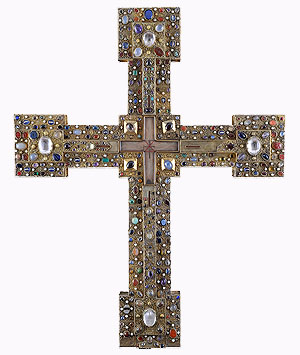 Adelheidkreuz, Ende 11. Jh. Museum im Benediktinerstift St. Paul in Kärnten. Foto: Gerfried Sitar.