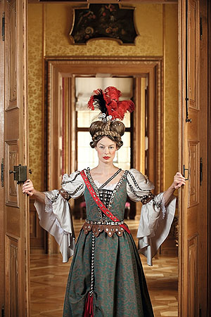 Begegnung mit Diana im Residenzschloss Rastatt: Foto: Niels Schubert, ssg