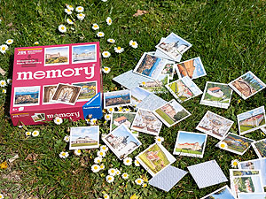 Das Memory-Spiel von Schlösser und Gärten