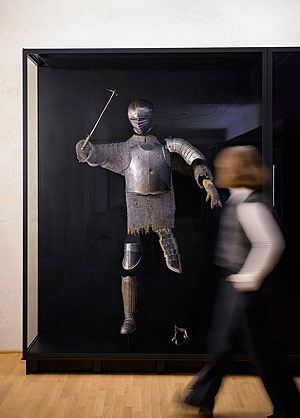 Stadtgeschichte: Mann in Rüstung