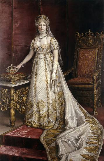 K�nigin Luise von Preu�en. Staatsportrait als K�nigin